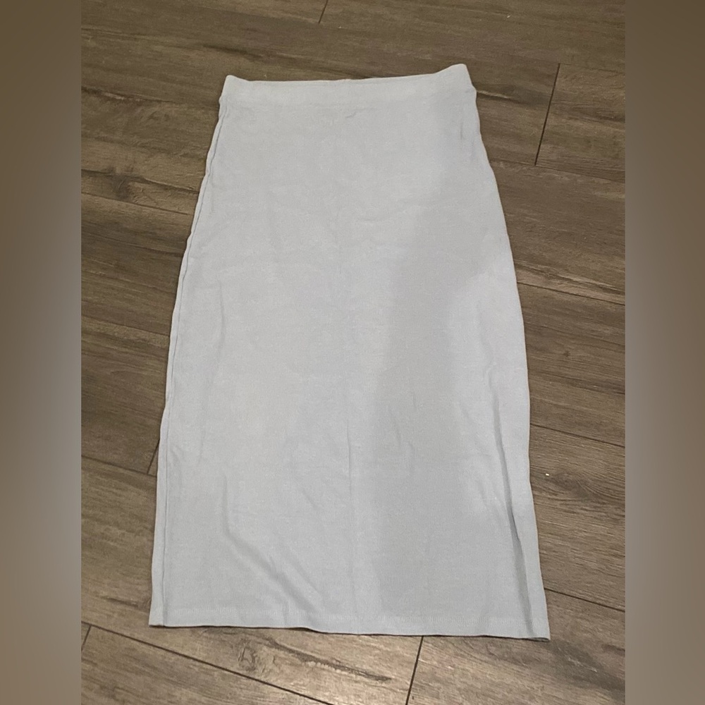 Zara grey-blue Midi Skirt